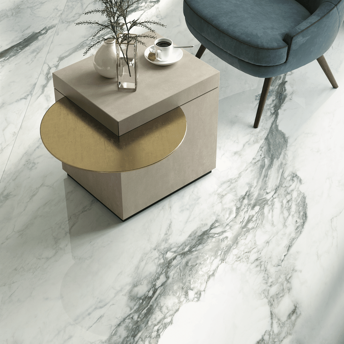 Infinity Restaurant Dettaglio porcelain countertops Renoir