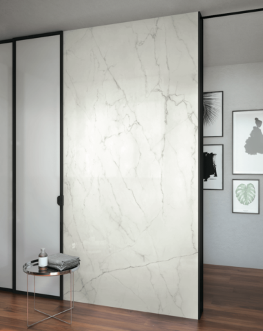 Infinity Bagno porcelain countertops Calacatta Lincoln