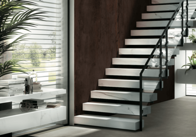 Infinity Cucina porcelain countertops Extra Statuario