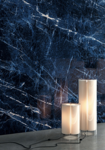 Infinity Cersaie Living porcelain countertops Precious Sodalite