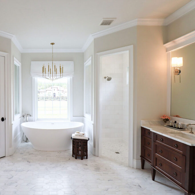 oro calacatta utilizado en el baño