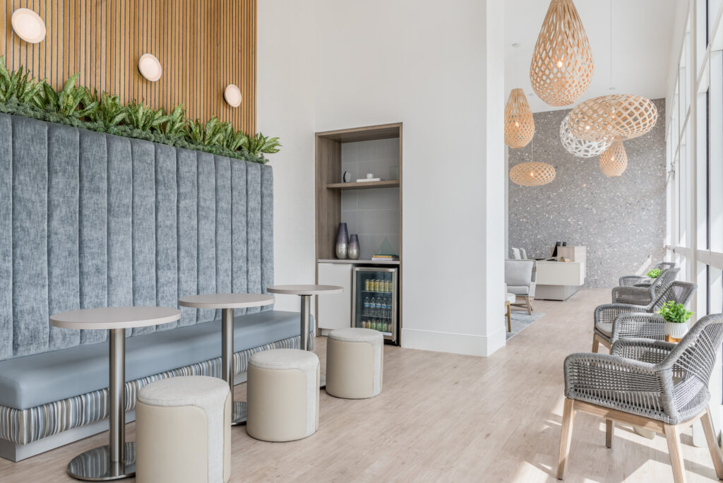 Lobby using UMI Stone materials